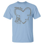 Mama Bear Personalized T Shirt Custom Name Heart Design Est 2025