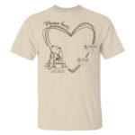 Mama Bear Personalized T Shirt Custom Name Heart Design Est 2025