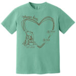 Mama Bear Personalized T Shirt Custom Name Heart Design Est 2025