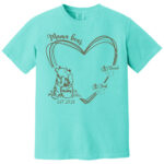 Mama Bear Personalized T Shirt Custom Name Heart Design Est 2025