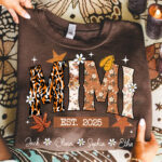 Mom Shirt Personalized Established Year Custom Family Name Gift