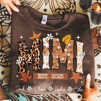 Mom Shirt Personalized Established Year Custom Family Name Gift