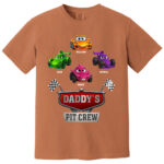 Personalized Daddy Pit Crew Racing Cars Custom Name T Shirt
