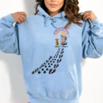 Personalized Never Walk Alone Shirt Custom Names Dog Paw Prints Tee