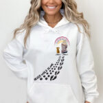 Personalized Never Walk Alone Shirt Custom Names Dog Paw Prints Tee