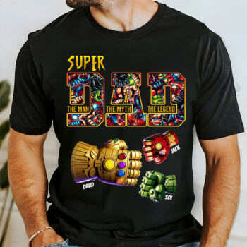 Super Dad The Man The Myth The Legend Marvel Inspired Shirt