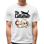 The Catfather Personalized T Shirt Custom Name Gift for Cat Lovers