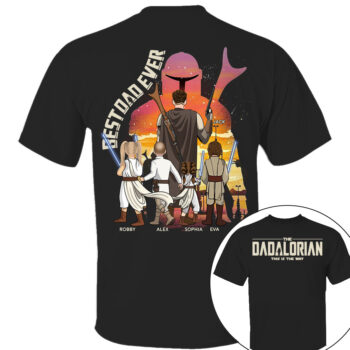 The Dadalorian This Is The Way Best Dad Ever Family T Shirt
