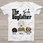 The Dogfather Personalized Custom Dog Lover T Shirt Gift Idea