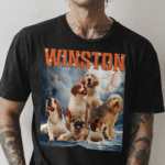 Winston Dog Lover Shirt Cute Dogs Graphic Tee Top for Men Women