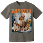 Winston Dog Lover Shirt Cute Dogs Graphic Tee Top for Men Women
