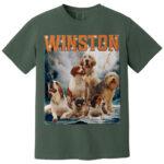Winston Dog Lover Shirt Cute Dogs Graphic Tee Top for Men Women
