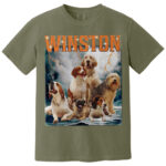 Winston Dog Lover Shirt Cute Dogs Graphic Tee Top for Men Women