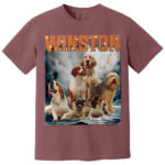 Winston Dog Lover Shirt Cute Dogs Graphic Tee Top for Men Women