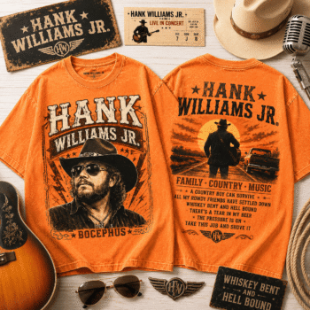 Hank Williams Jr. Family Country Music 3D Shirt for Hank Williams Jr. Lovers NNK