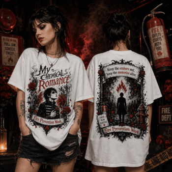 My Chemical Romance Fire Prevention Week Gothic 3D Shirt NTH1