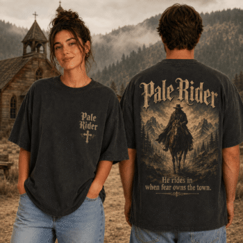 Pale Rider He Rides In Vintage Western Movie 3D Shirt NTB