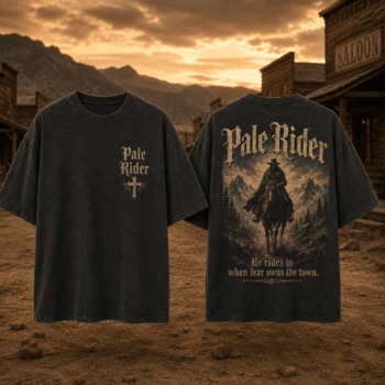 Pale Rider He Rides In Vintage Western Movie 3D Shirt NTB