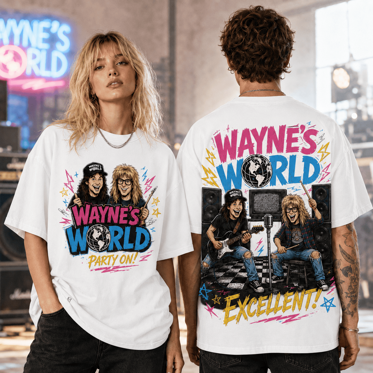 Wayne’s World Film 3D Shirt For Movie Fans NNK