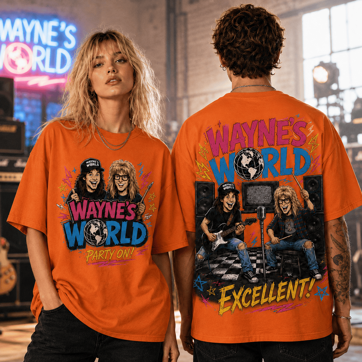 Wayne’s World Film 3D Shirt For Movie Fans NNK