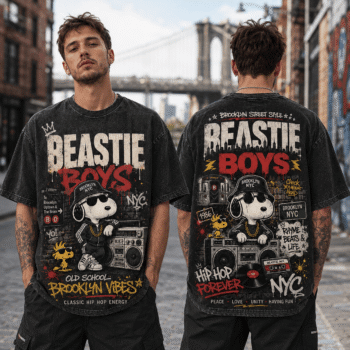 Snoopy X Beastie Boys 3D Shirt For Hip Hop Fans NNK