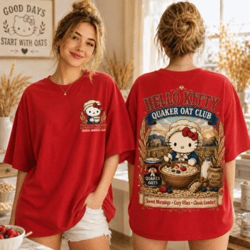 Hello Kitty X Quaker 3D Shirt For Quaker Oat Club NNK