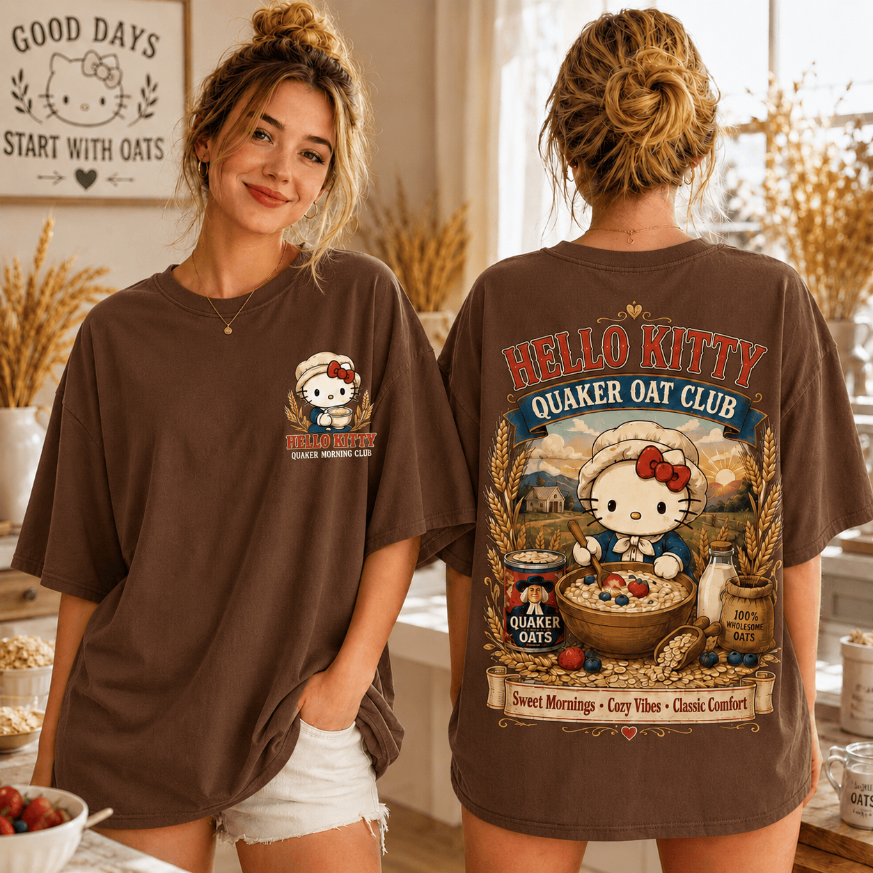 1787972588822.png Hello Kitty X Quaker 3D Shirt For Quaker Oat Club NNK