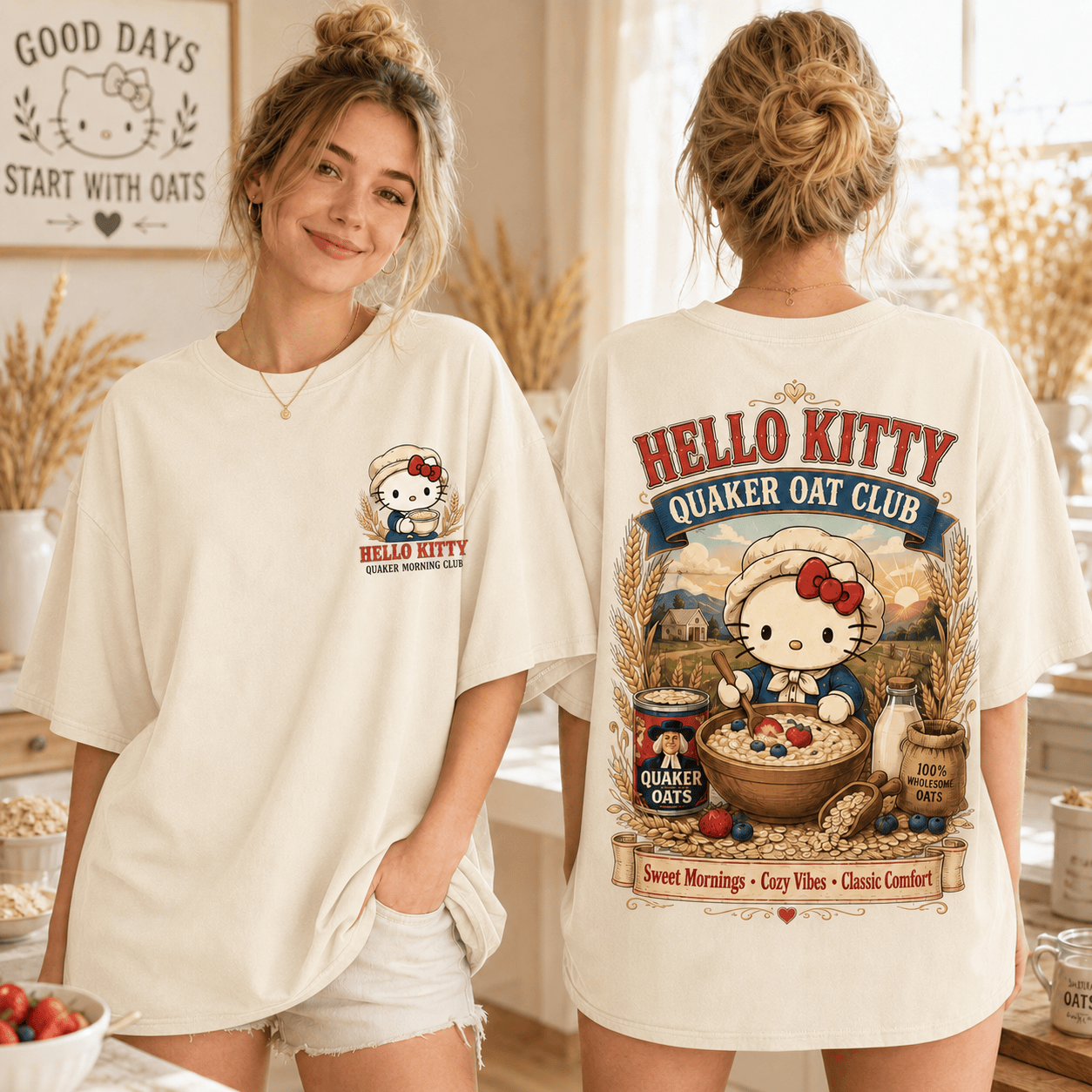 1787972588842.png Hello Kitty X Quaker 3D Shirt For Quaker Oat Club NNK
