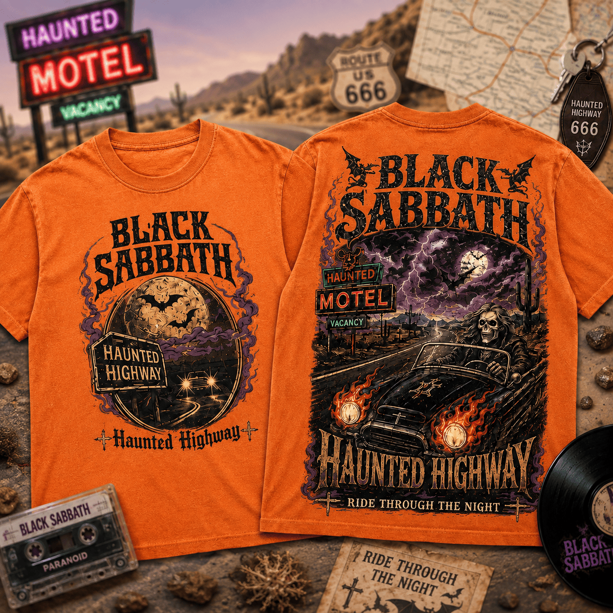 1787978844504.png Black Sabbath Haunted Highway Vintage Rock 3D Shirt For Fans NNK