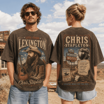 Vintage Lexington Western Live 3D Shirt for Chris Stapleton Fans NNK