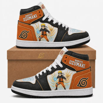 Uzumaki Naruto High Top Sneakers — Naruto Shippuden Inspired Fan Shoes