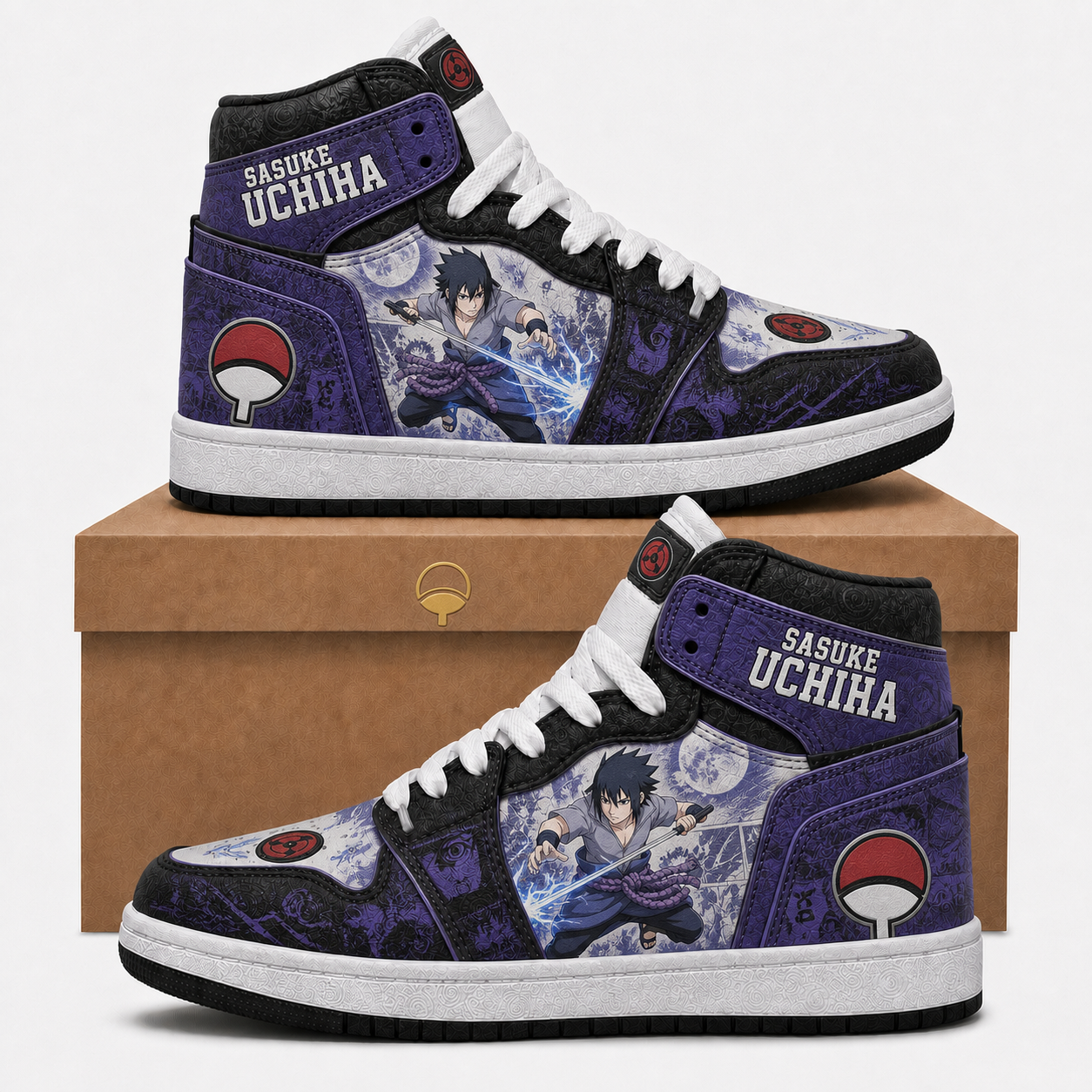 Uzumaki Naruto High Top Sneakers — Naruto Shippuden Inspired Fan Shoes