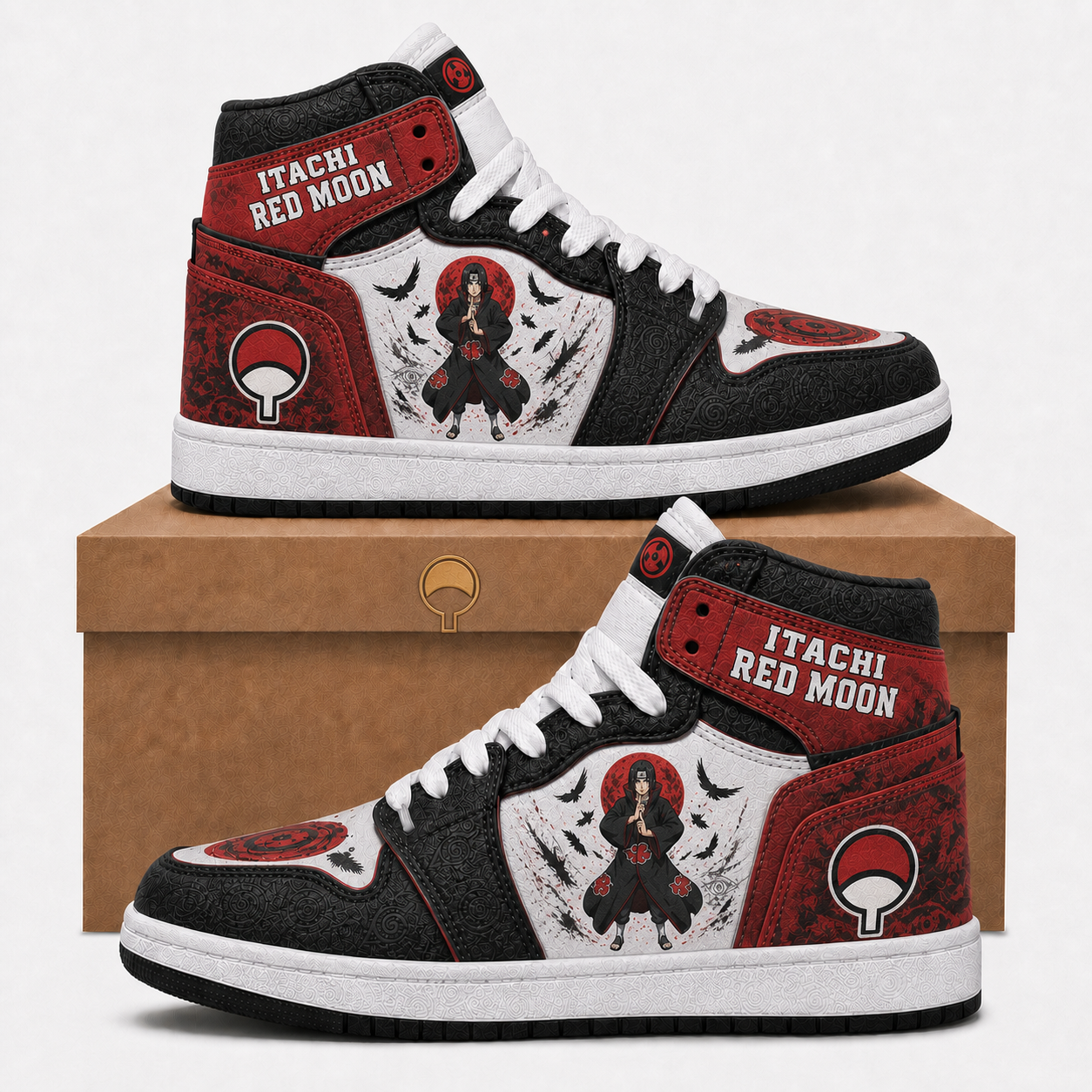Uzumaki Naruto High Top Sneakers — Naruto Shippuden Inspired Fan Shoes