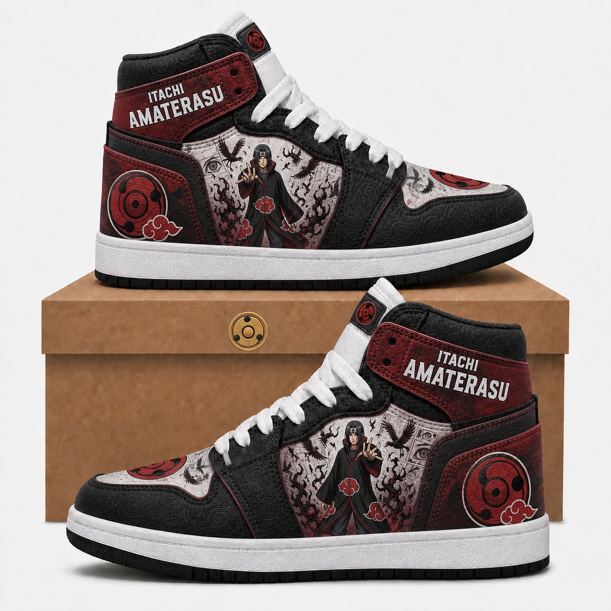 Uzumaki Naruto High Top Sneakers — Naruto Shippuden Inspired Fan Shoes