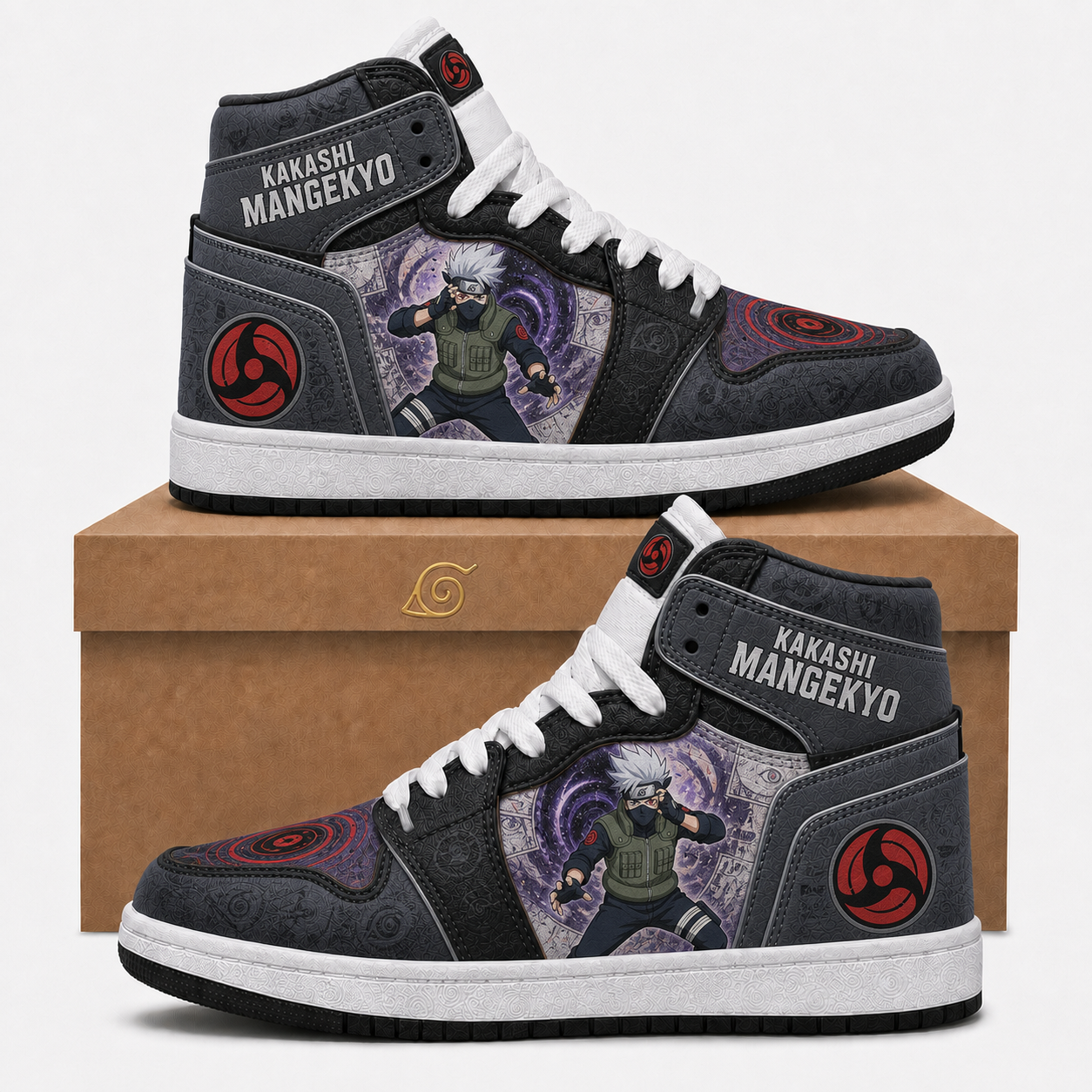 Uzumaki Naruto High Top Sneakers — Naruto Shippuden Inspired Fan Shoes