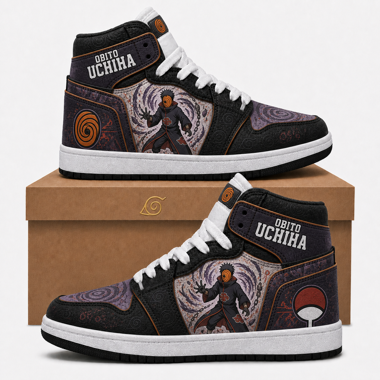 Uzumaki Naruto High Top Sneakers — Naruto Shippuden Inspired Fan Shoes