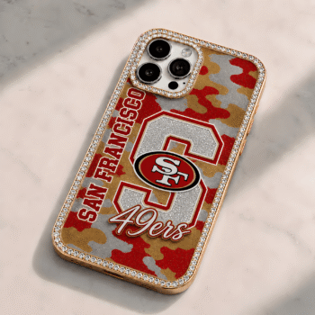 San Francisco 49ers | Premium NFL Team Camo Bling Luxury Phone Case NTH1