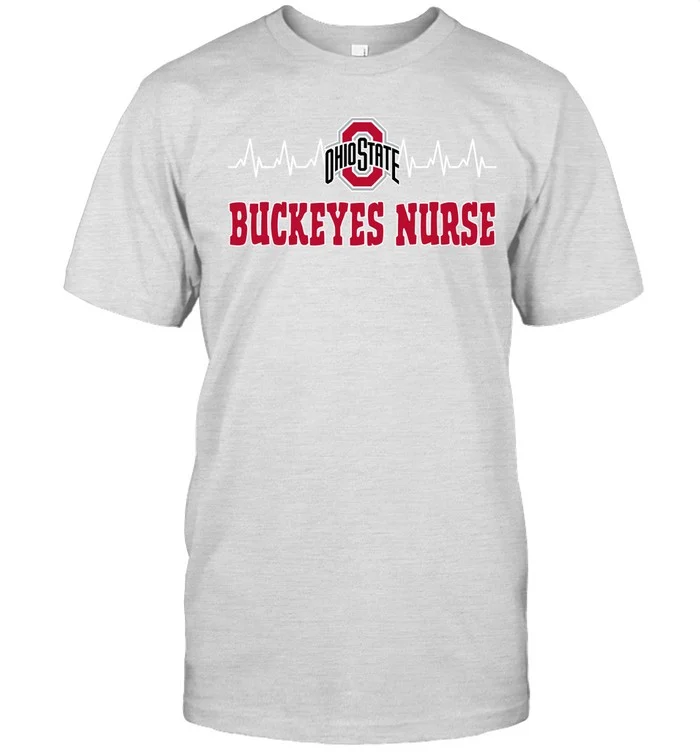 17addde9 8d47 4f1e a4b1 65212c53e789 5000 front sport20grey.jpg Ohio State Buckeyes Nurse Heartbeat T-Shirt – Nurse Football Fan Tee