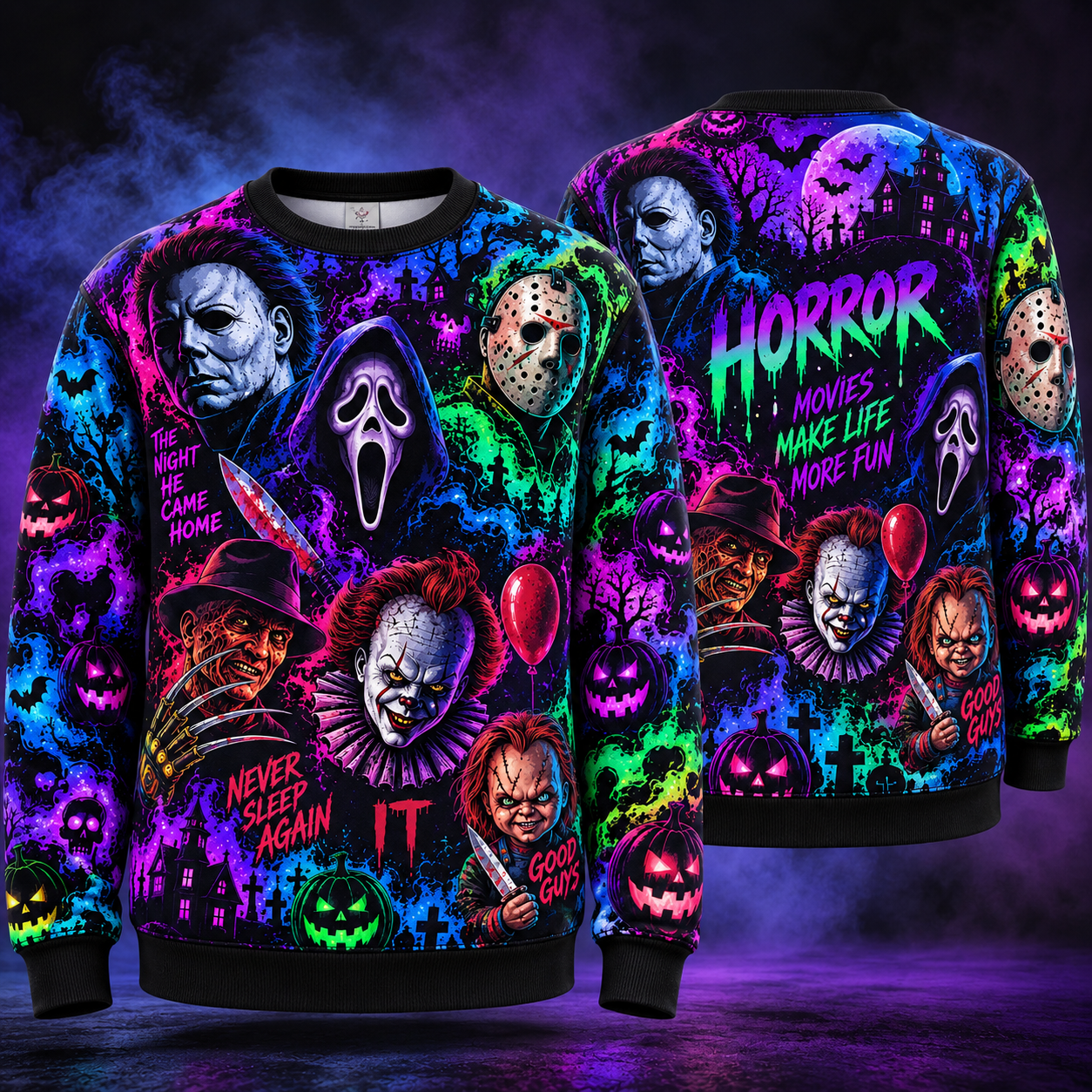 2750d53b b644 42c9 a867 e158509dc14a.png Halloween Horror AOP T-Shirt Sweatshirt Hoodie
