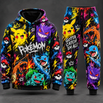 PKM Graffiti AOP T-Shirt Sweatshirt Hoodie