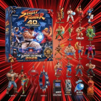 Street Fighter Classic Arcade Game Holiday Christmas 2026 Advent Calendar
