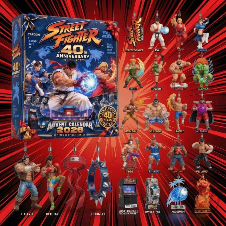 6ab4e1e5313df6.18262949.webp Street Fighter Classic Arcade Game Holiday Christmas 2026 Advent Calendar