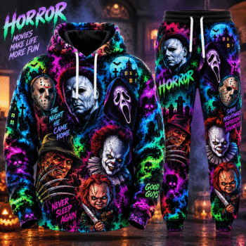 Halloween Horror AOP T-Shirt Sweatshirt Hoodie