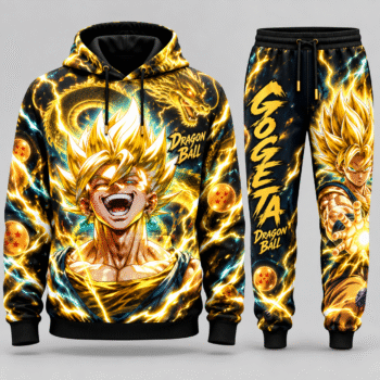 Gogeta Transformation Fan Set — Dragon Ball Hoodie & Sweatpants