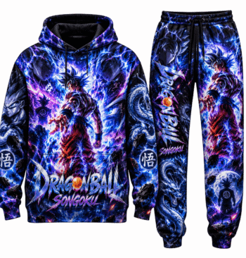 Gogeta Transformation Fan Set — Dragon Ball Hoodie & Sweatpants