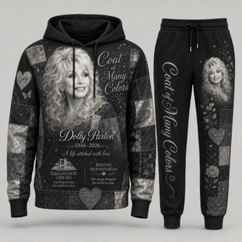 Country Music Legend Memorial Set — Hoodie & Sweatpants | Vintage Tribute Style