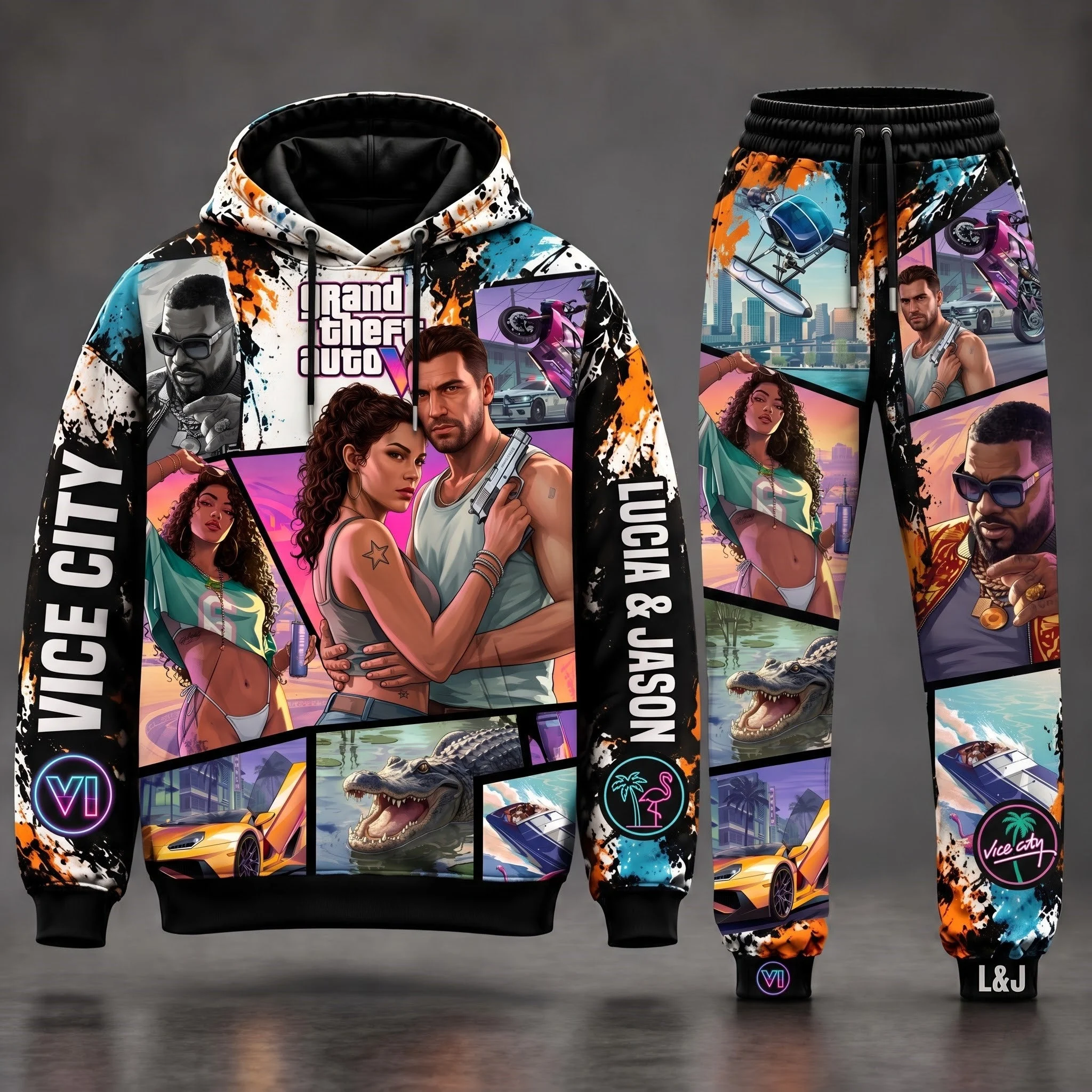 GTA6 Transformation Fan Set — GTA6 Hoodie & Sweatpants