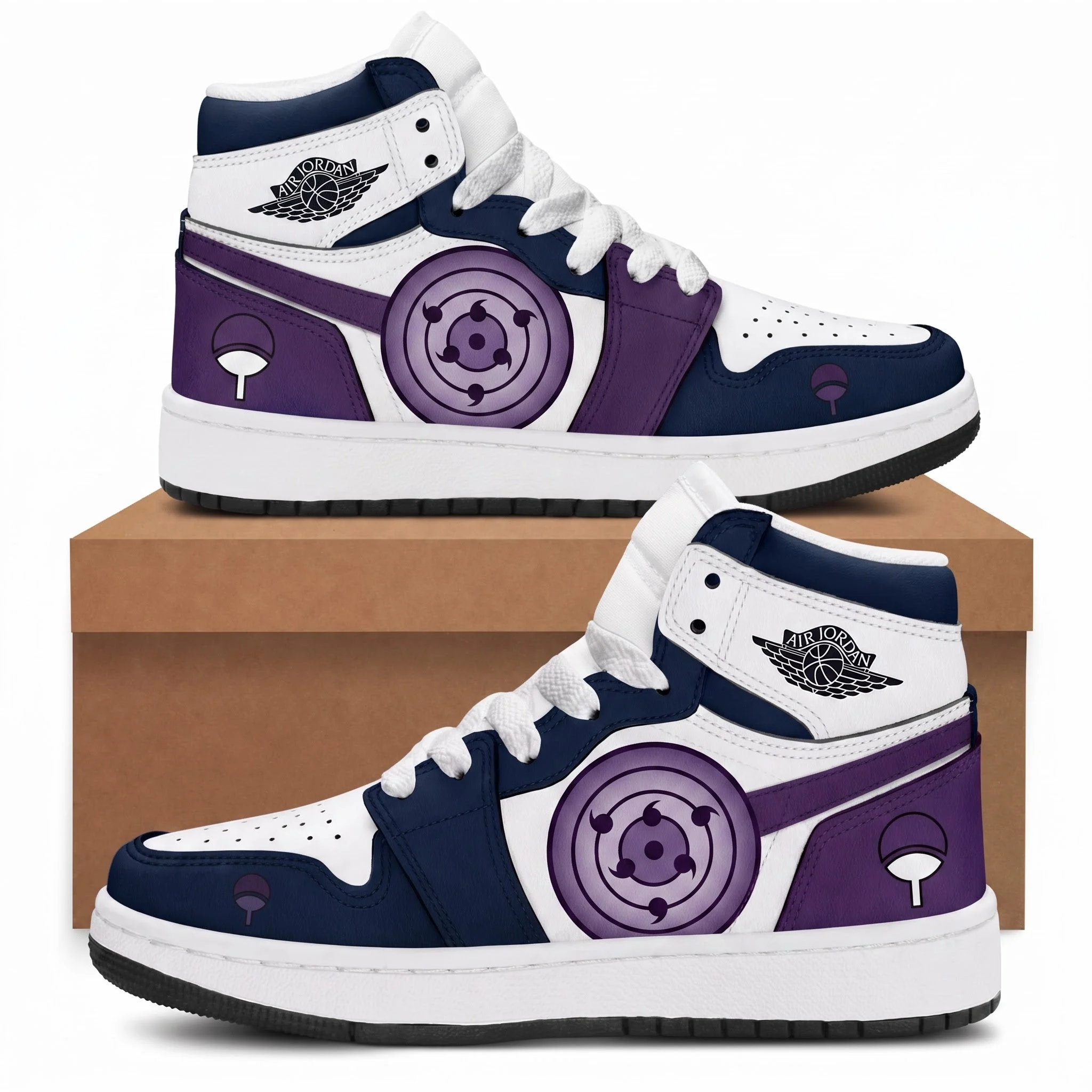 Custom sneakers with Rinnegan pa 202608071549.jpg Uzumaki Naruto High Top Sneakers — Naruto Shippuden Inspired Fan Shoes