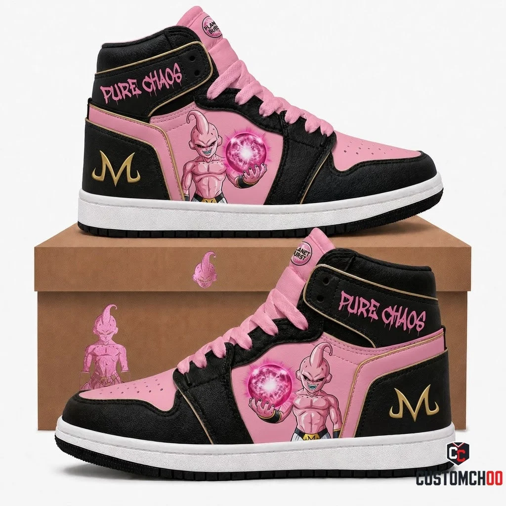 Majin Buu Anime Canvas High Top Sneakers