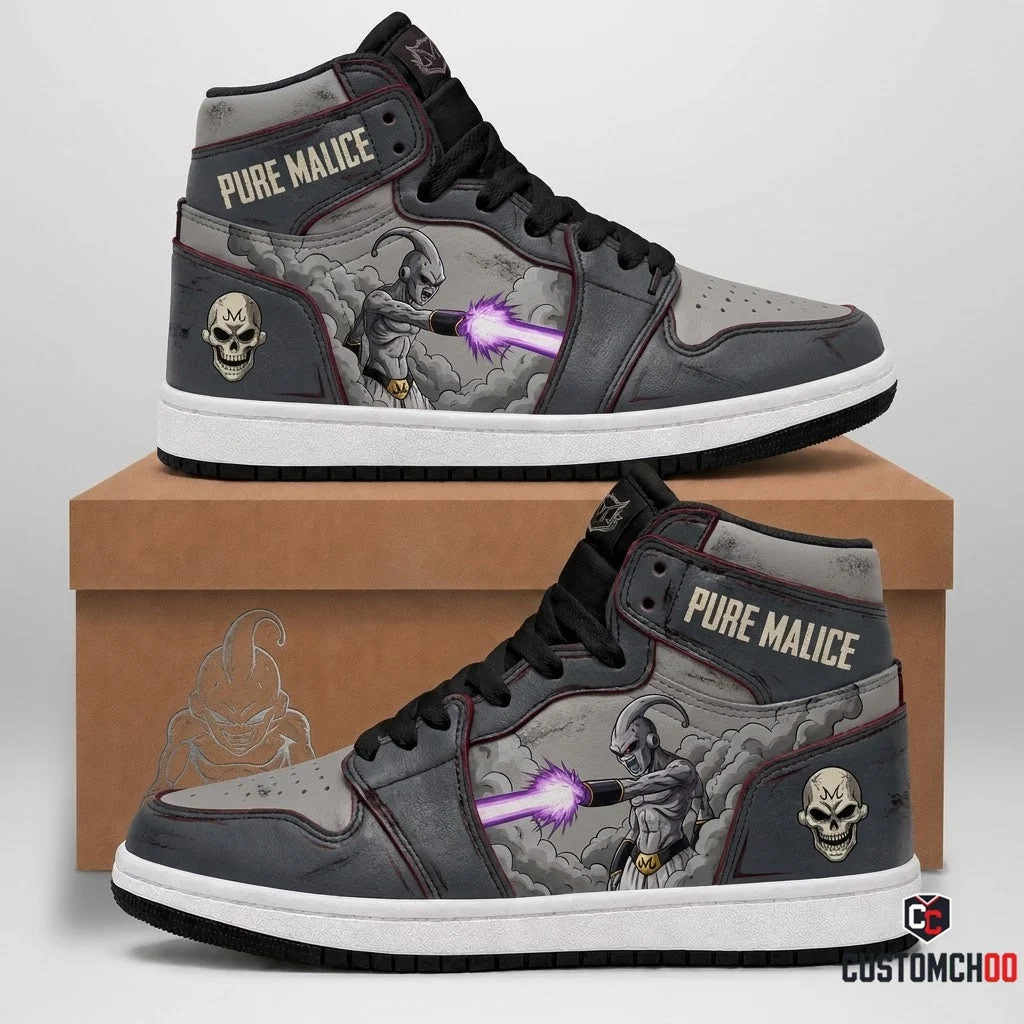 Majin Buu Anime Canvas High Top Sneakers